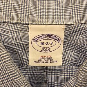 Brooks brothers 16 2/3 slim fit